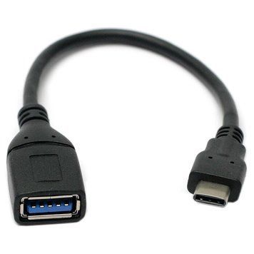 Кабель PowerPlant USB Type C - USB Type A 0.15 м USB 3.0 (USB 3.1 Gen 1) (KD00AS1257) H00000179667 фото