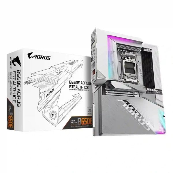 Материнська плата Gigabyte (B650E AORUS STEALTH ICE) H00000446123 фото