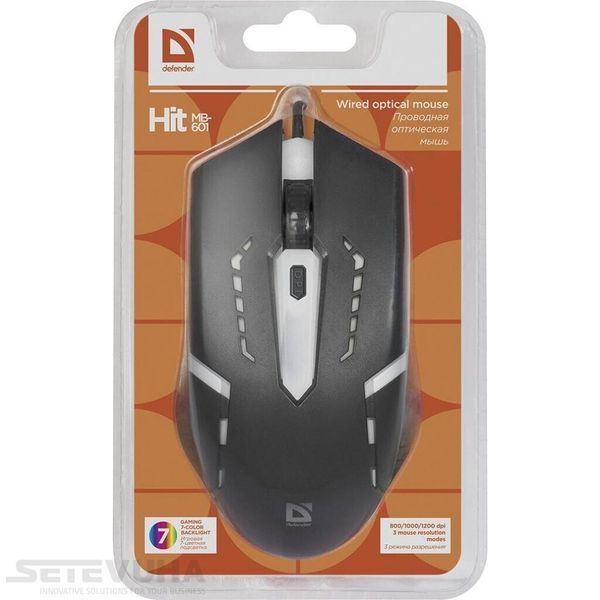 Мышь Defender проводная игровая (52601_DEFENDER) H00000037292 фото