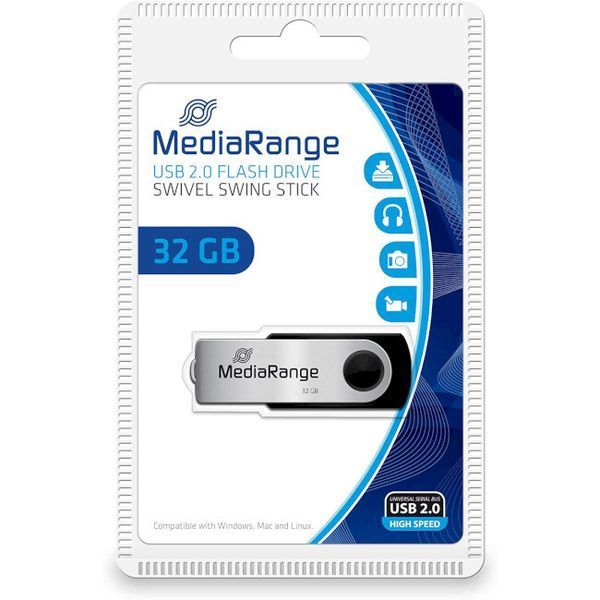 Флеш пам'ять USB Mediarange (MR911) H00000396056 фото