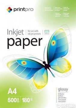 Бумага PrintPro А4 180 г/м&sup2; 500 шт. (PGE180500A4) H00000177304 фото