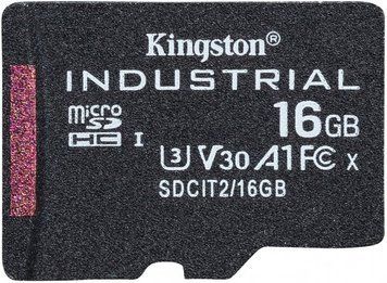 Карта пам'яті Kingston Industrial microSDXC 16ГБ (SDCIT2/16GBSP) H00000123281 фото
