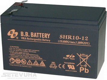 Аккумуляторная батарея B.B. Battery 10 Ач AGM 12 В (ВВ SHR 10-12/Т2) H00000037655 фото