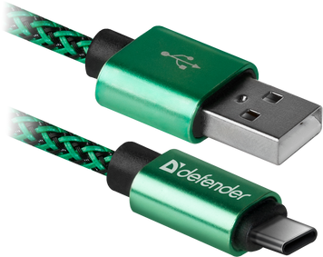 Кабель Defender USB Type A - USB Type C 1 м USB 2.0 (87816_Defender) H00000184554 фото