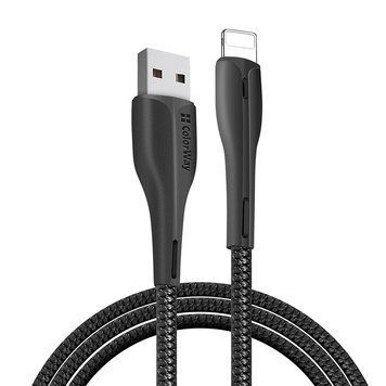 Кабель ColorWay USB Type A - Apple Lightning 1 м (CW-CBUL034-BK) H00000204083 фото