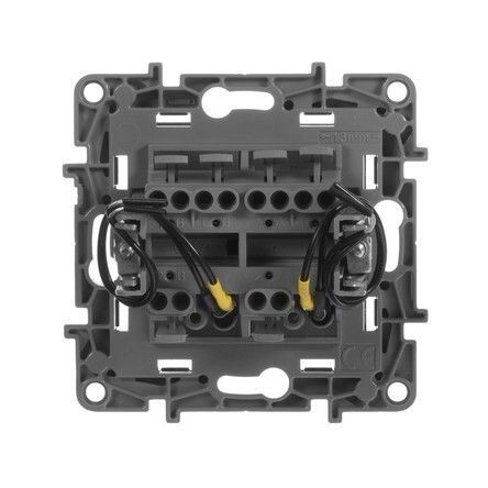 Выключатель Legrand 2-клавишный 10 А (672604) H00000051528 фото