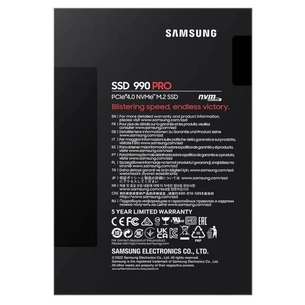 SSD диск Samsung (MZ-V9P4T0BW) H00000424422 фото