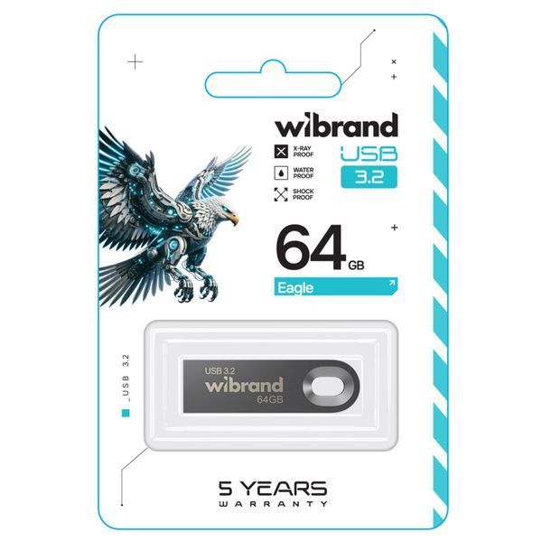 Флеш пам'ять USB Wibrand (WI3.2/EA64U10G) H00000460213 фото