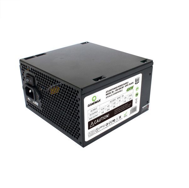 Блок питания GameMax (GM-400-80+APFC Black) H00000389128 фото