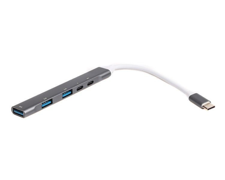 USB-хаб Maxxter (HU3C-4P1PD-01) H00000445995 фото