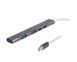USB-хаб Maxxter (HU3C-4P1PD-01) H00000445995 фото 1