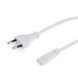 Кабель живлення Cablexpert CEE 7/16-C7 1,8м (PC-184/2-W) H00000157754 фото 1