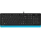 Клавіатура + миша A4Tech провідна (F1010 (Blue)) H00000075694 фото
