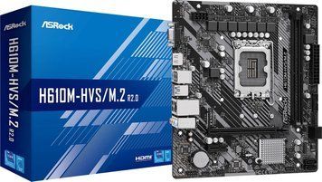 Материнская плата ASRock 1700 (H610M-HVS/M.2 R2.0) H00000303245 фото