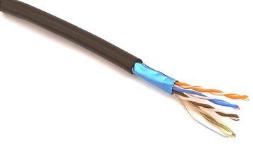 Кабель вита пара Kingda F/UTP Cat 5e PE 4 х 2 х 0.51 (KDFT8014-CCA) H00000409489 фото