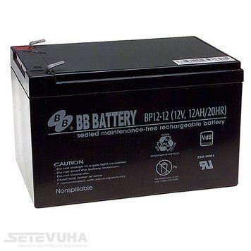 Аккумуляторная батарея B.B. Battery 12 Ач AGM 12 В (BP12-12/T2) H00000028822 фото