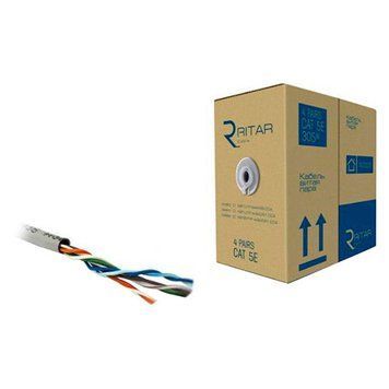Кабель вита пара Ritar UTP Cat 5e PVC 4 х 2 х 0,50 (Ritar_03490) H00000203031 фото
