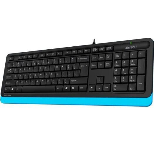 Клавіатура + миша A4Tech провідна (F1010 (Blue)) H00000075694 фото