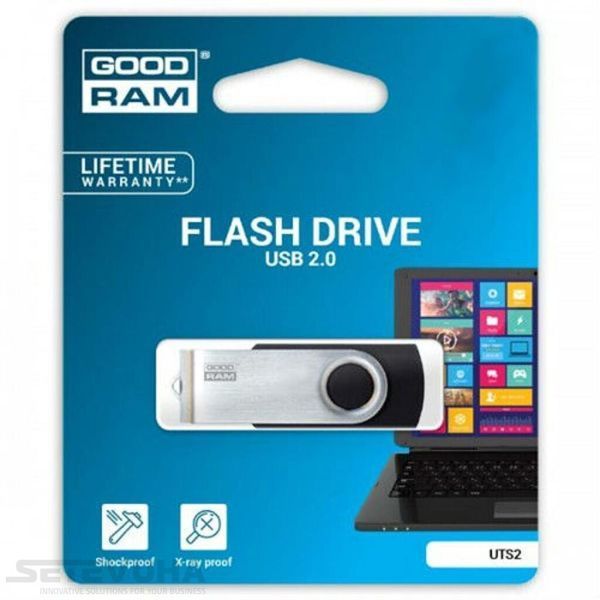 Флеш память USB GOODRAM UTS2 16ГБ USB 2.0 (UTS2-0160K0R11) H00000041203 фото