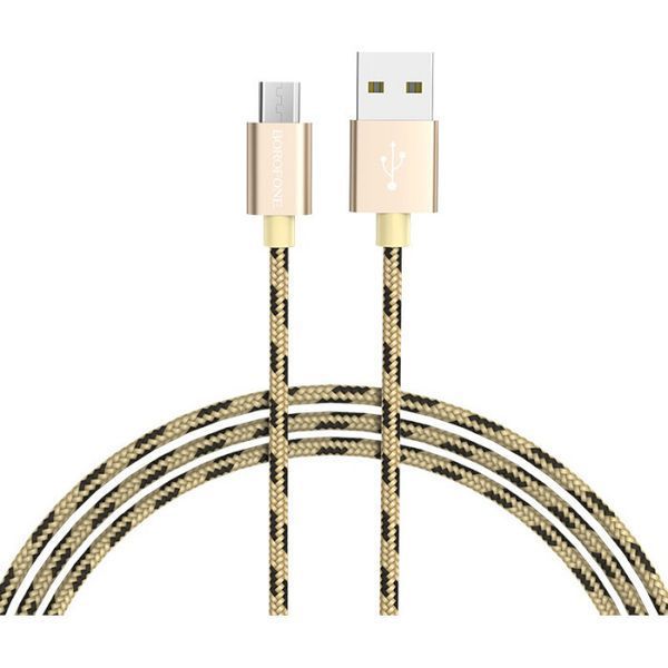 Кабель Borofone USB Type A - Micro-USB 1 м USB 2.0 (BX24MGD) H00000180237 фото