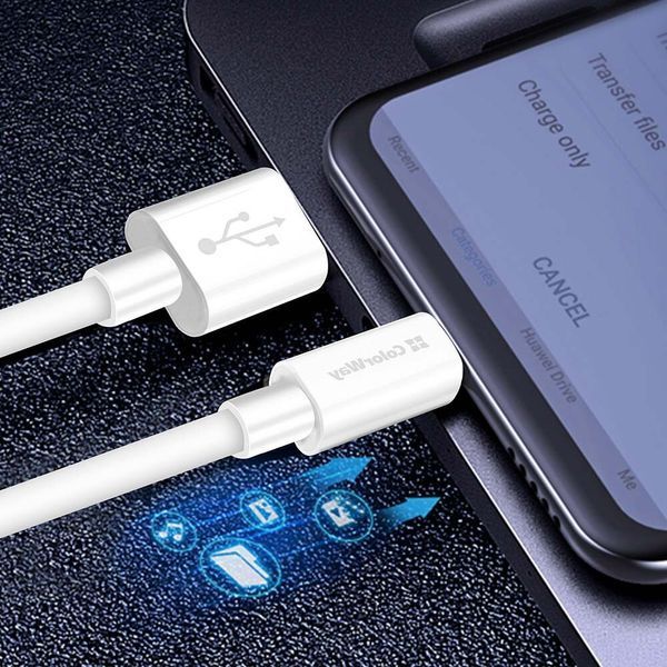 Кабель ColorWay USB Type A - USB Type C 1 м (CW-CBUC019-WH) H00000204070 фото