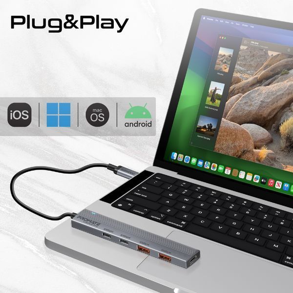 USB-хаб Promate (litehub-pro) H00000446006 фото