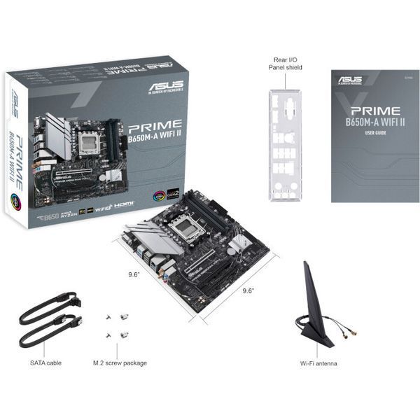 Материнська плата ASUS (PRIME B650M-A WIFI II) H00000388851 фото