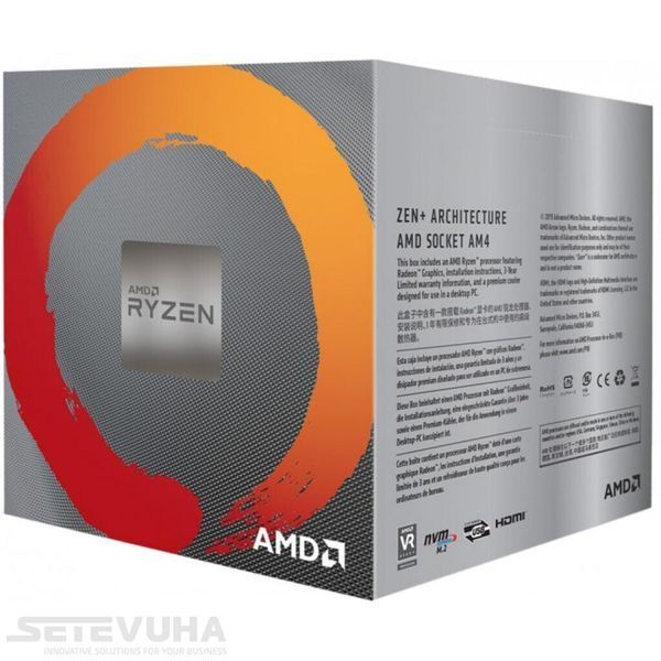 Процесор AMD Ryzen 5 4-ядерний (YD3400C5FHBOX) H00000026061 фото