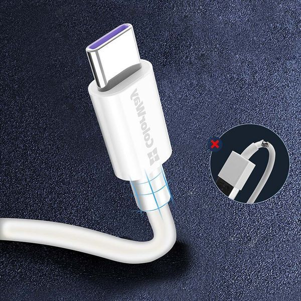 Кабель ColorWay USB Type A - USB Type C 1 м (CW-CBUC019-WH) H00000204070 фото