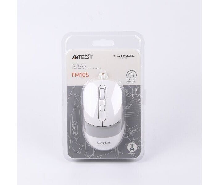 Мышь A4Tech проводная (FM10S (White)) H00000075933 фото
