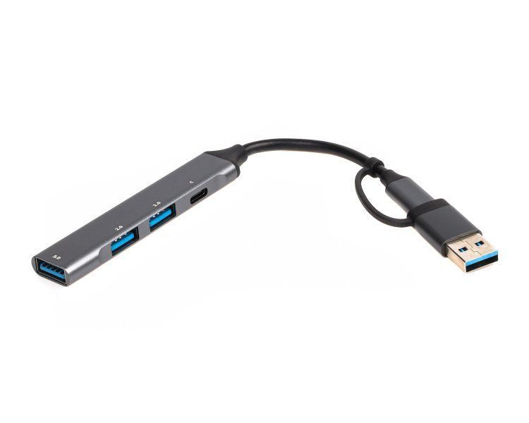 USB-хаб Maxxter (HU3C-4P1CN-01) H00000445996 фото