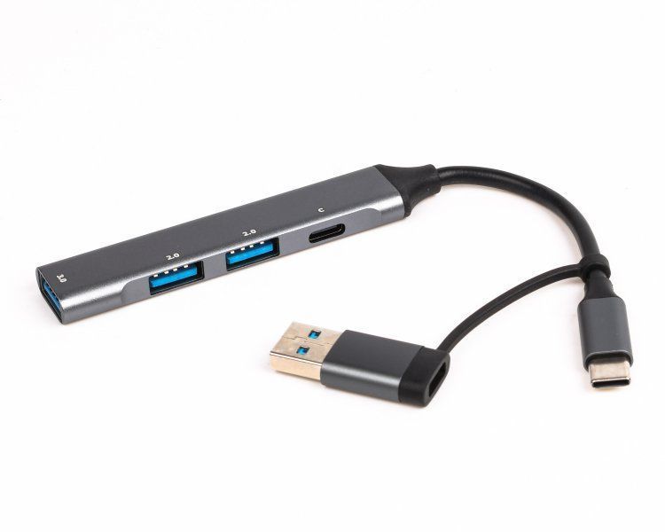USB-хаб Maxxter (HU3C-4P1CN-01) H00000445996 фото