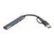USB-хаб Maxxter (HU3C-4P1CN-01) H00000445996 фото 2