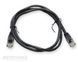 Патч корд Kingda UTP Cat. 5e 2 м PVC Чорний (PAUT3200-BK) H00000002707 фото 2