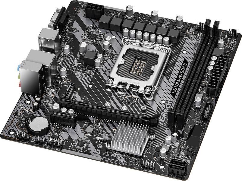 Материнська плата ASRock 1700 (H610M-HVS/M.2 R2.0) H00000303245 фото