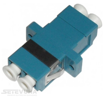 Адаптер оптичний Premium Line LC/LC MM UPC Duplex (231111408) H00000005647 фото