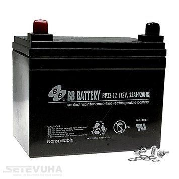 Аккумуляторная батарея B.B. Battery 33 Ач AGM 12 В (BP33-12S/B2) H00000028826 фото