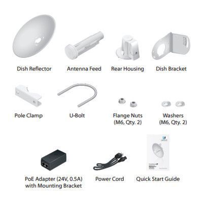 Бездротова точка доступу Ubiquiti PowerBeam M5-300 (PBE-M5-300) H00000001048 фото