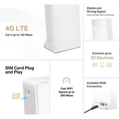 Беспроводной маршрутизатор Mercusys (MB112-4G) H00000439233 фото