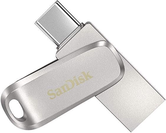 Флеш память USB SanDisk Ultra Dual Drive Luxe 128ГБ USB Type-C (SDDDC4-128G-G46) H00000202975 фото