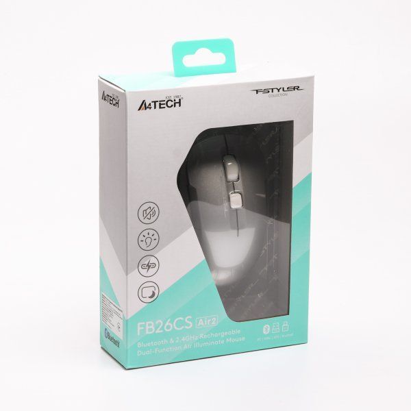 Миша A4Tech (FB26CS Air2 (Smoky Grey)) H00000457084 фото