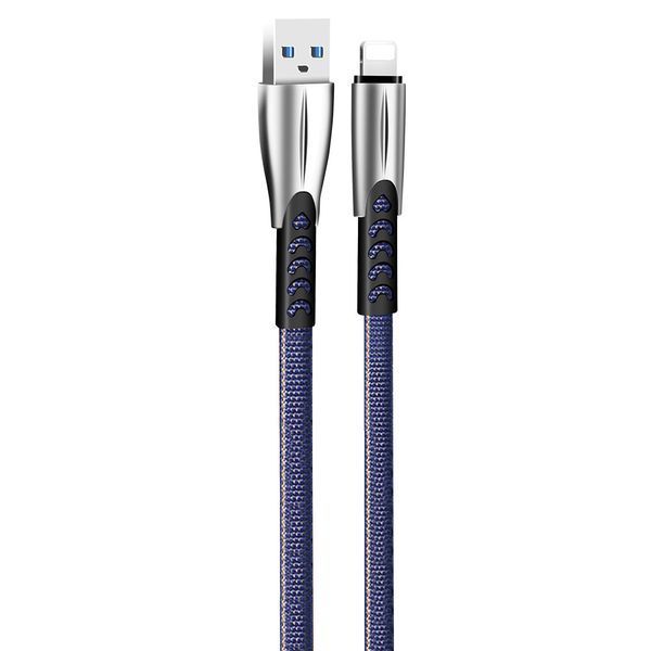 Кабель ColorWay USB Type A - Apple Lightning 1 м (CW-CBUL010-BL) H00000204077 фото