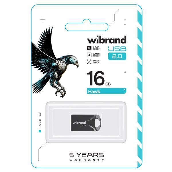 Флеш пам'ять USB Wibrand (WI2.0/HA16M1B) H00000460064 фото
