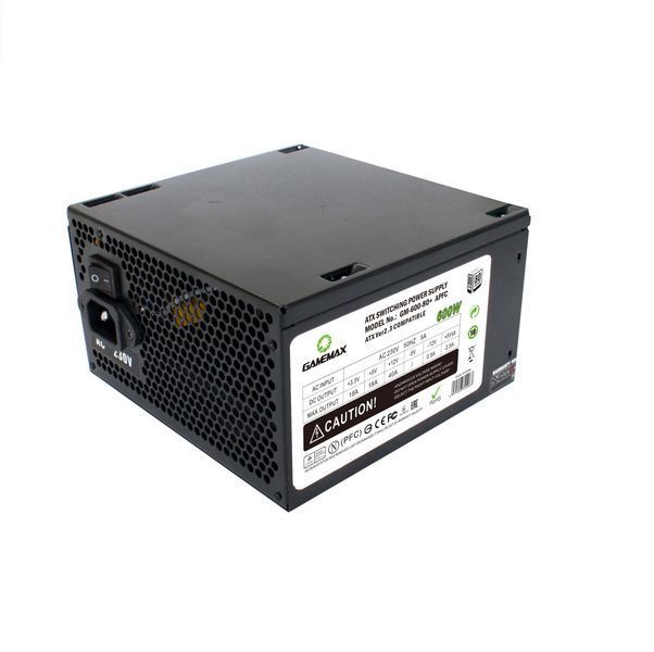 Блок питания GameMax (GM-600 80+ APFC Black) H00000389131 фото