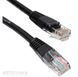 Патч корд Kingda UTP Cat. 5e 3 м PVC Чорний (PAUT3300-BK) H00000002712 фото 1