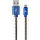 Кабель Cablexpert USB Type A - Micro-USB 1 м USB 2.0 (CC-USB2J-AMmBM-1M-BL) H00000179875 фото 1