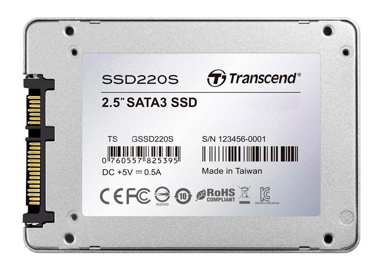 SSD диск Transcend SSD220S 120ГБ SATA III 2.5" TLC (TS120GSSD220S) H00000010691 фото