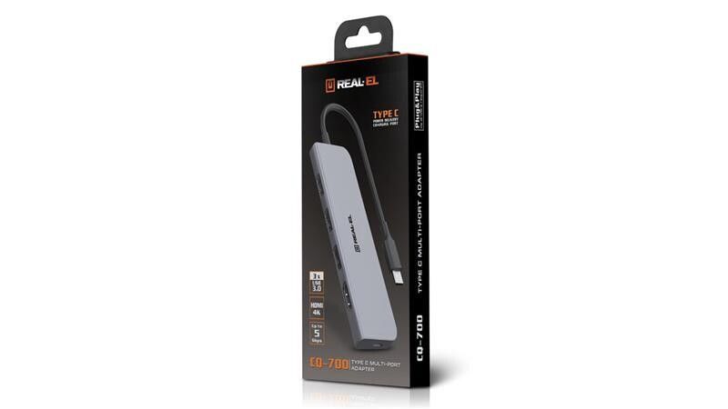 USB-хаб REAL-EL (EL123110002) H00000312087 фото