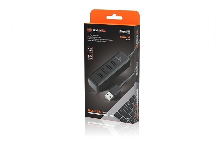 USB-хаб REAL-EL (EL123110008) H00000445861 фото