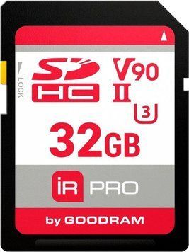 Карта памяти GOODRAM UHS-II U3 IRDM PRO SD 32ГБ (IRP-S9B0-0320R11) H00000056091 фото